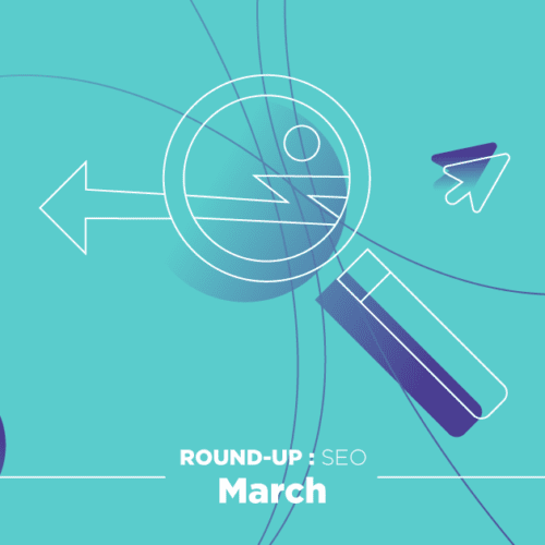 March SEO Round-Up banner